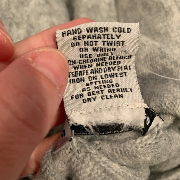 Sweet Romeo Ribbed Hooded Sweater Light Heather Grey Small NWT - Picture 5 of 5